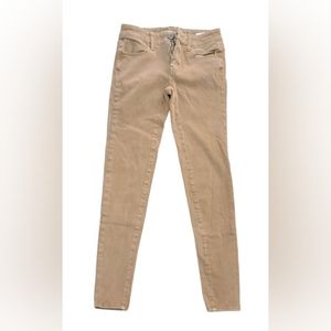 American Eagle Outfitters gold skinny jeans. Sz 0